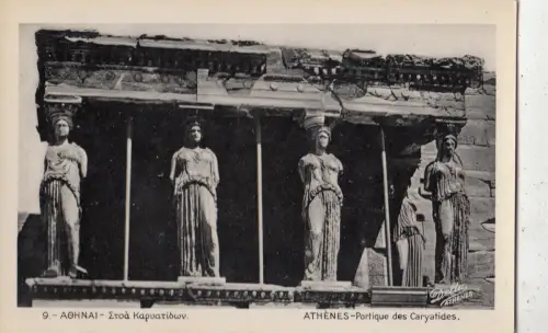 BF32021 Athen Teilansicht der Karyatiden Griechenland Vorder-/Rückbild