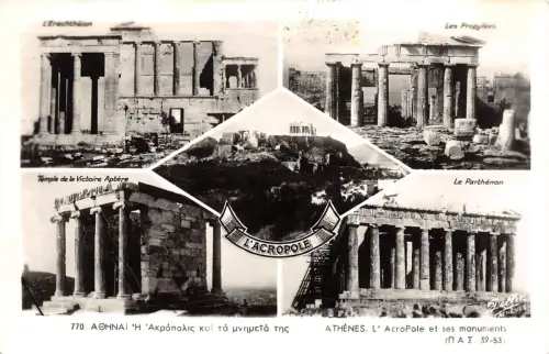 B48018 L'Acropole Athenes multi vues greece
