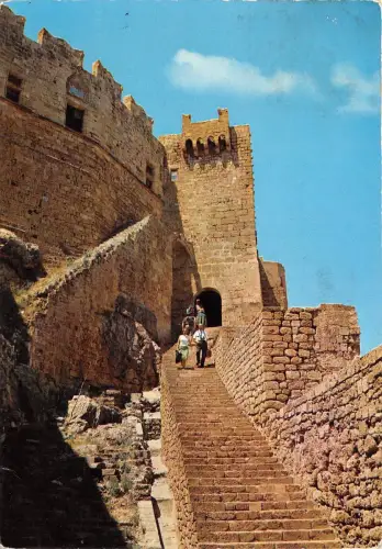 B83562 Rhodos die Festung Strandbäder Griechenland