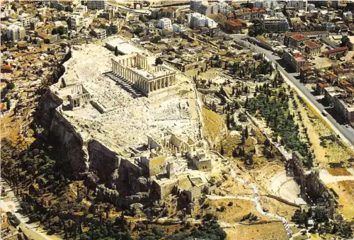 BG28413 athen die Akropolis aus Luftgriechenland