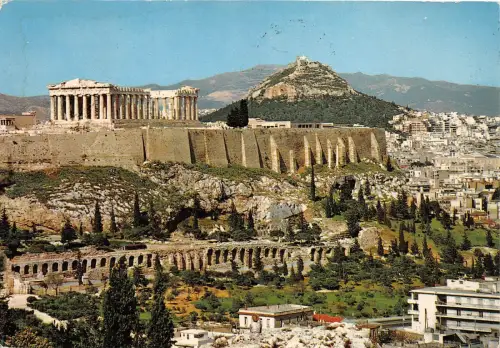 B73398 Athen Blick auf die Akropolis Griechenland