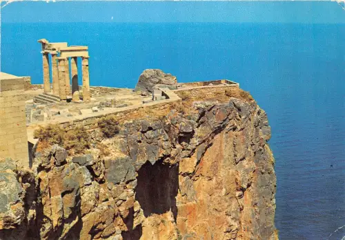 BG12245 Rhodos die Akropolis von Lindos Griechenland