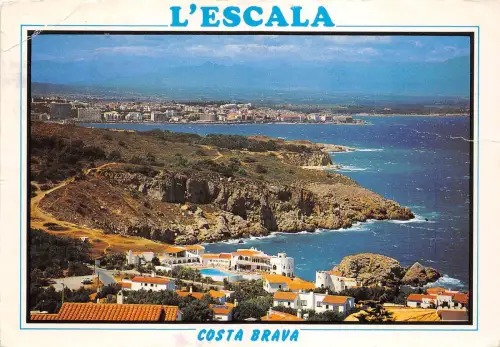 B53713 L'Escala Costa Brava Panoramablick von Punta Montgo Spanien