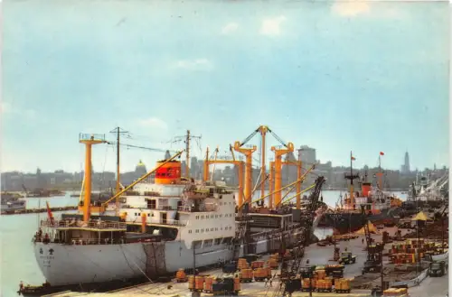 Lot136 Shanghai Hafen China Schiff Briefmarke gesendet nach Bucuresti Rumänien