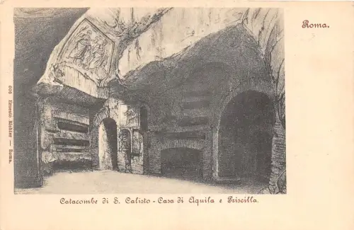 Br34105 Roma Catacombe di S. calisto , Casa di Aquila e Priscilla Italy