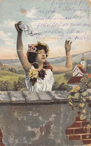 B27136 Schönes Mädchen verbogen