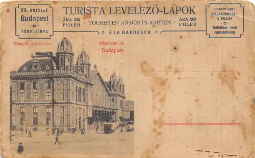 Lot338 Westbahnhof Ungarn Budapest Nyugati Palyaudvar Bahnhof Zug