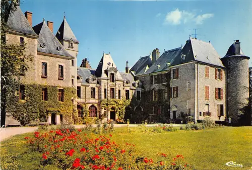BR4494 St Gengoux le National Chateau de la Rochette france
