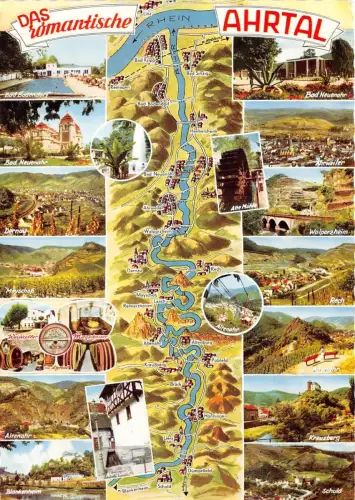 BG10820 das romantische ahrtal karte cartes geographiques germany