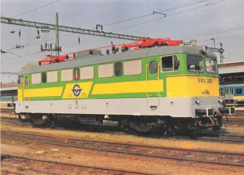 BC59327 Zug GYSEV V43 ROEE ELLOK Eisenbahn chemin a fer