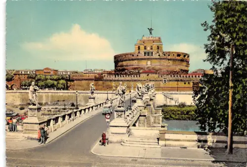 BR29627 Ponte e Castel S Angelo Roma italy