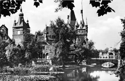 B46436 Budapest Vajdahunyad Burg Ungarn