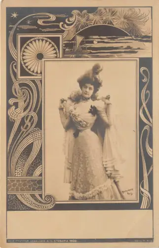 Lot255 Glamour Frau Foto Paris Frankreich Reutlinger