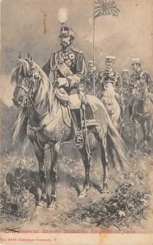 Lot254 Kaiserliche Majestät Mutsuhito Kaiser von Japan Königshaus 2 Russisch-Japanischer Krieg