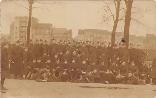 Lot279 Militärpostkarte Belgien Echtfoto Brüssel 1923