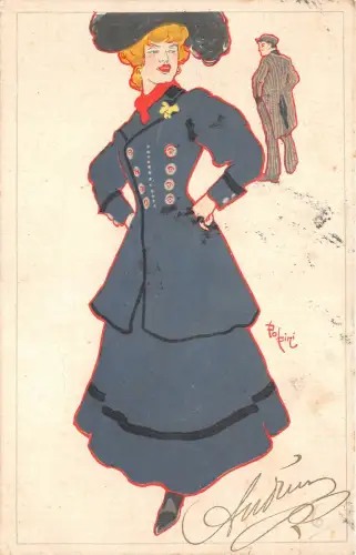 Lot256 popini woman artist signed uk