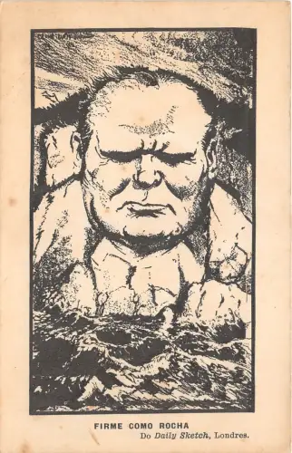 Lot336 firme como rocha do daily sketch London Churchill Firm as a rock art uk