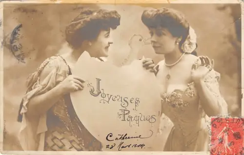 BC62056 Paques Ostern Frauen Frankreich Femmes Surrealisme TCV