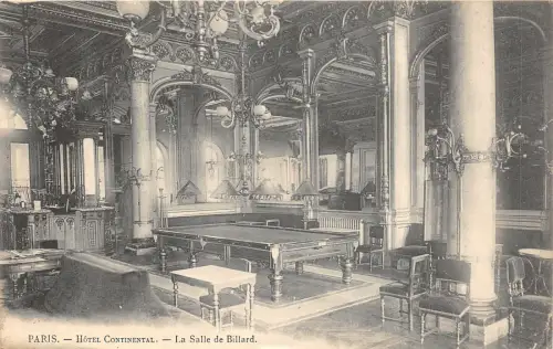 Lot300 paris hotel continental la salle de billard france