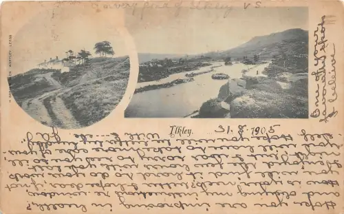 uk40213 ilkley real photo uk 1905