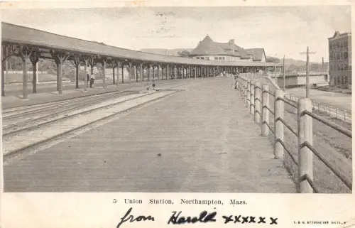 Lot330 Union Station Northampton Mass USA Railway Station