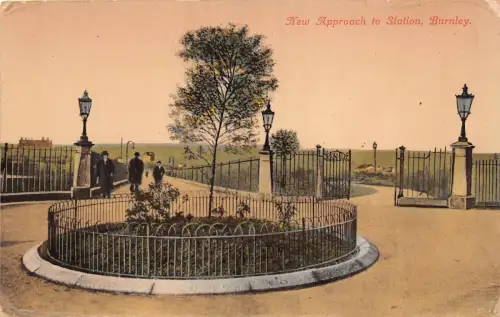 BR62563 neuer Ansatz zur Station Burnley UK