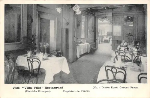 BR65806 Villa Villa Restaurant Hotel des Etrangers London UK 1