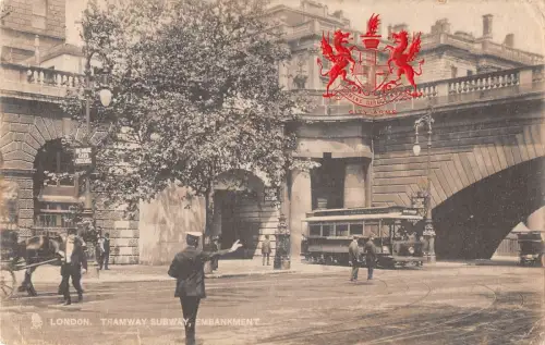 BR81251 London Tramway U-Bahn Embankment UK