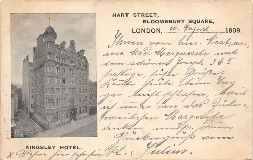 BR65799 london hart street bloomsbury square kingsley hotel uk