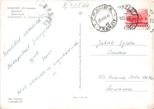 B30567 Budapester Opernhaus Ungarn