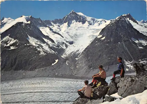 B75635 eggishorn gr aletschgletscher jungfrau schweiz