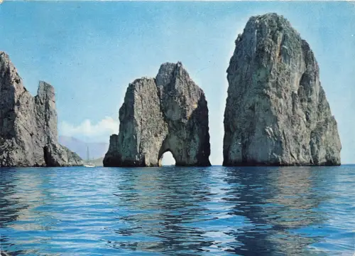 B73658 Capri les faraglioni Italien
