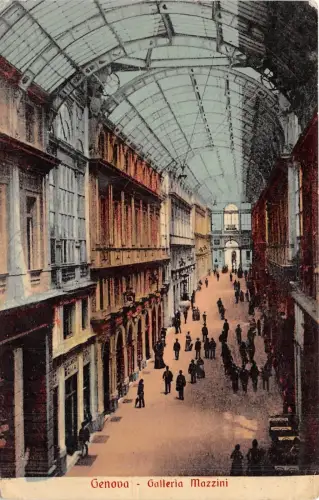 B6160 Italien Genua Galerria Mazzini 1914