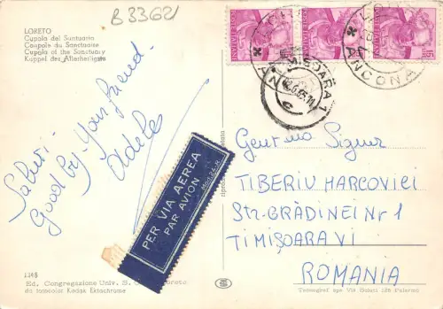 B33621 Loreto Kuppel des Heiligtums Italien