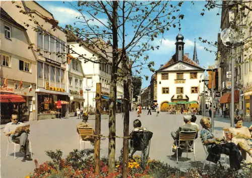 BG10348 weltbad kissingen fussgangerzone germany