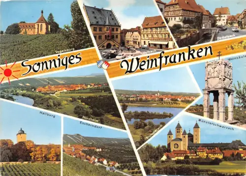 B35866 Vogelsburg in der Mainschleife bei Volkach Deutschland