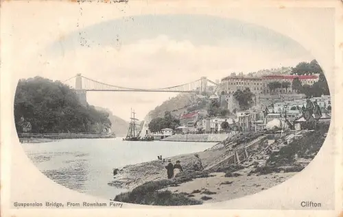 BR74487 Clifton Hängebrücke von Rownham Ferry UK