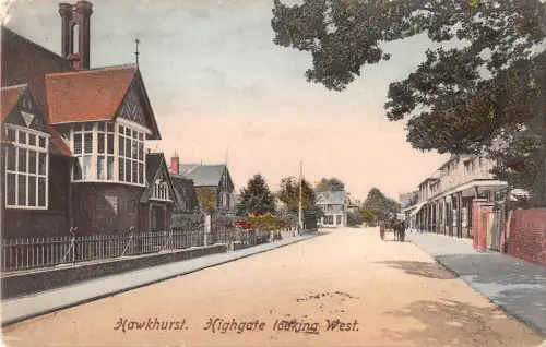 BR75134 Hawkhurst Highgate Looking West UK