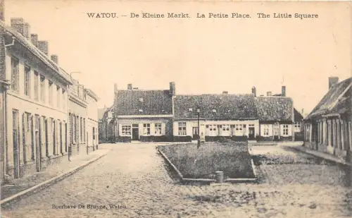 B92823 watou de kleine markt la petite place belgien
