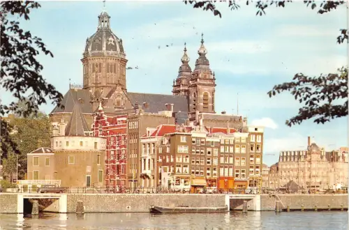 B82995 st nicolaaskerk en schreierstoren amsterdam niederlande