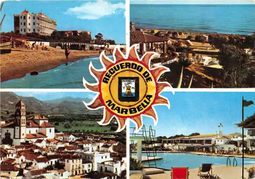 BG6430 marbella costa del sol playa y hotel el fuerte spanien