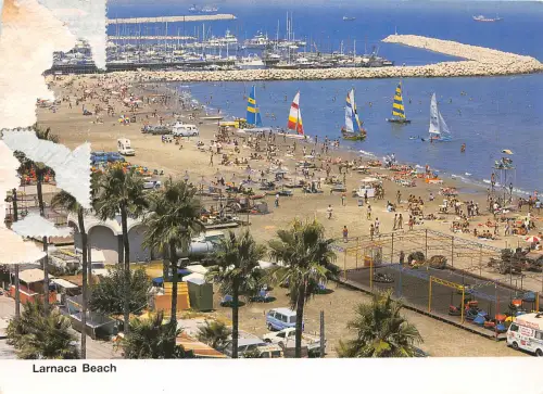 Lot 9 Zypern Larnaka Strand Van Auto Boot