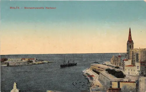 Lot 37 Malta Marsamuscetto Hafenschiff