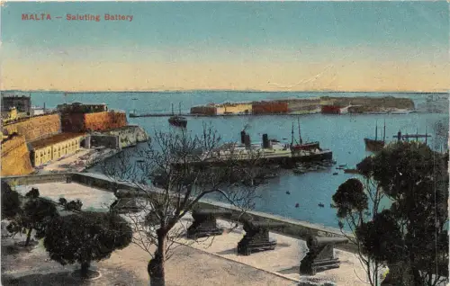 Lot 37 Malta Salut Batterie Schiff Kanone