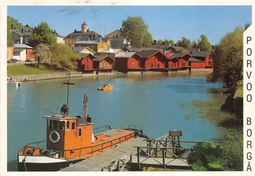 Lot 90 Porvoo Borga Suomi Finnland Schiff Altstadt