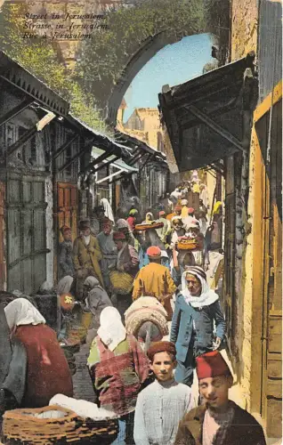 br104958 Straße in Jerusalem Israel Volksethnie