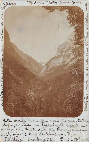 Lot 79 Schweiz Berge Alpen Echtfoto 1915