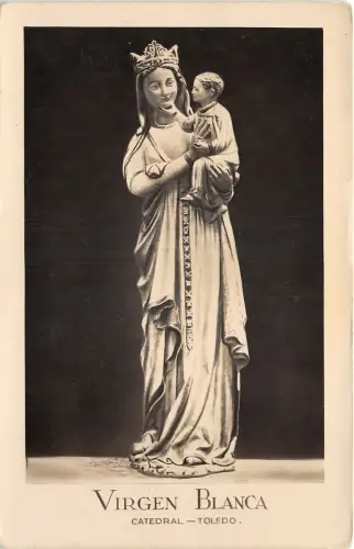 Lot 61 Virgen Blanca Postkarte Toledo Catedral Religiös Spanien