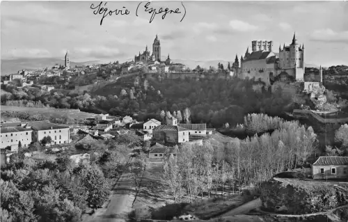 Lot 61 Spanien Segovia Echtfoto Gesamtansicht