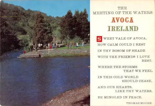 B100720 Das Treffen der Gewässer Avoca Irland